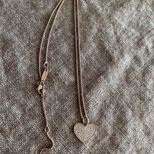 18k rose gold Thomas Sabo heart necklace